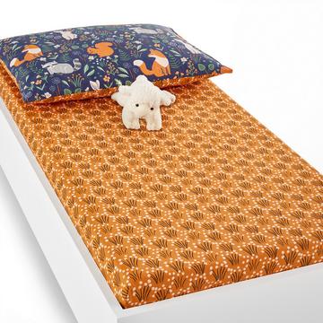 Drap housse percale de coton bio Dans les bois