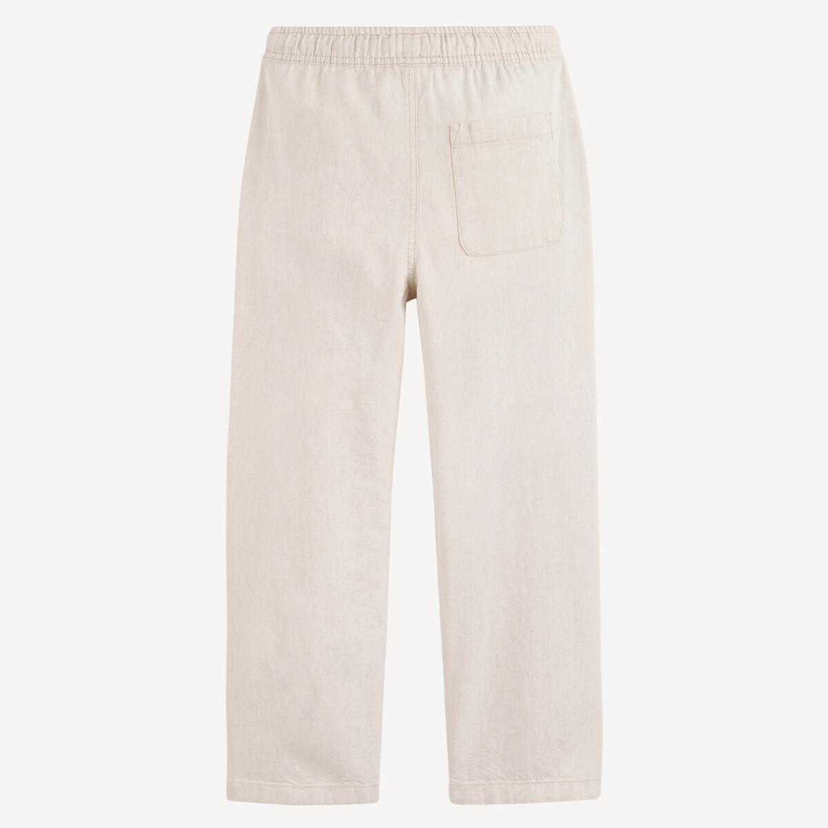 La Redoute Collections  Gerade geschnittene Hose aus Baumwolle/Leinen 