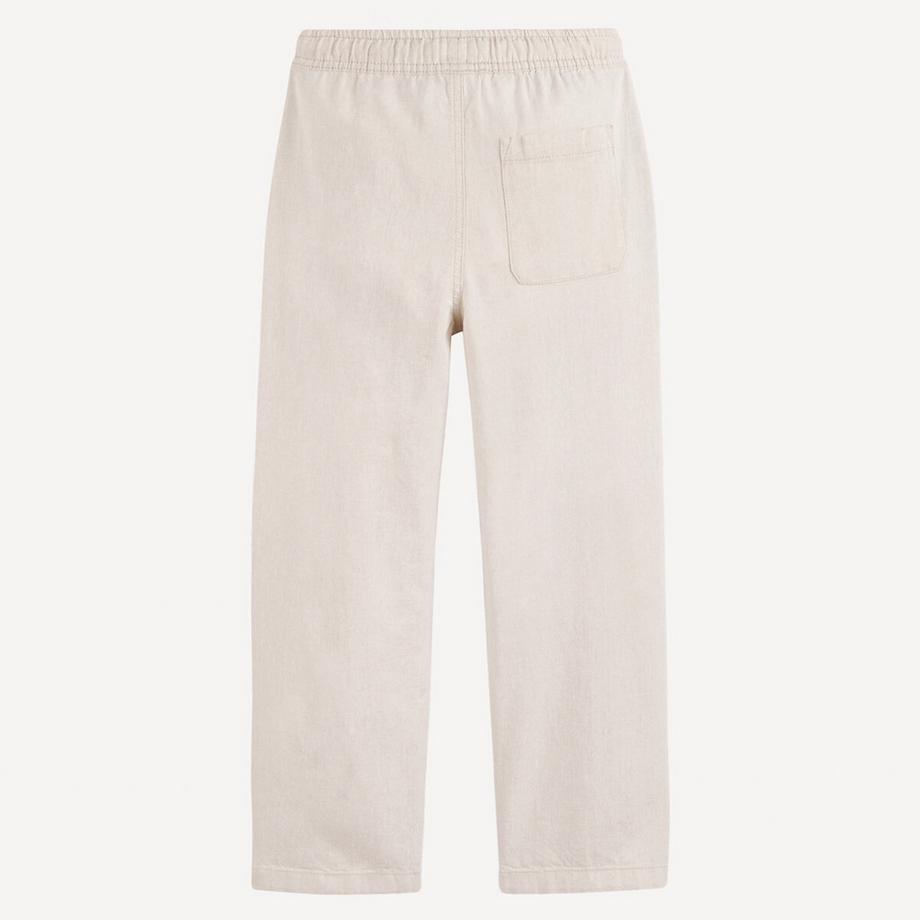 La Redoute Collections  Pantalon droit coton/lin 