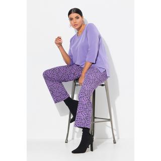 Ulla Popken Sienna Jambe Slim Imprimé Graphique Pantalon  