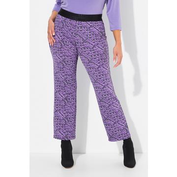 Pantaloni modello Sienna con gamba aderente, stampa grafica e cintura elastica