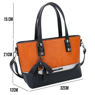 Gallantry Zweifarbige elegante Cabas Tasche  
