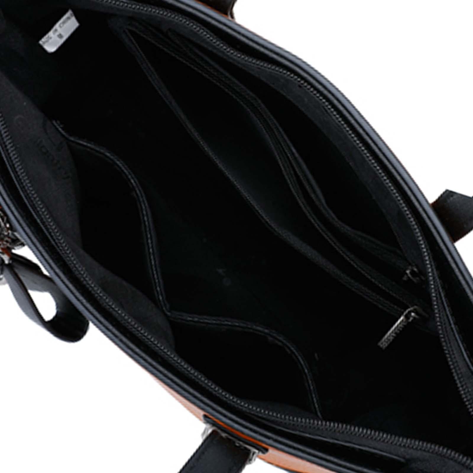 Gallantry Zweifarbige elegante Cabas Tasche  