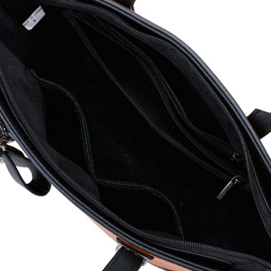 Gallantry Zweifarbige elegante Cabas Tasche  