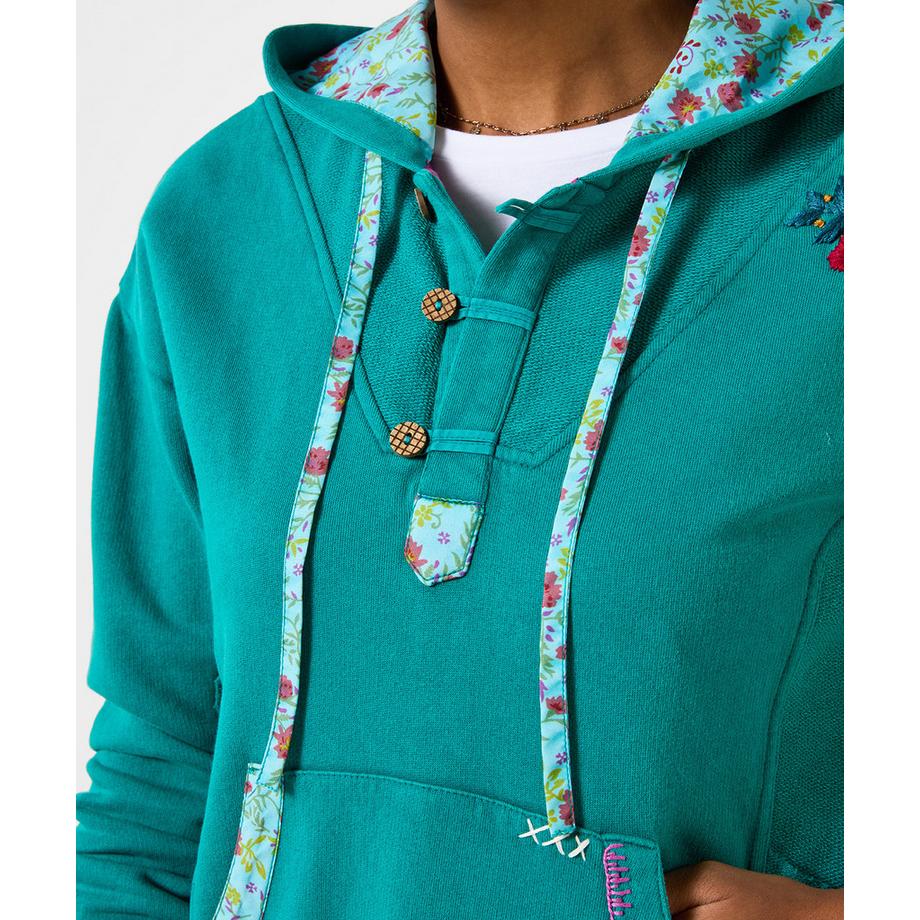 Joe Browns Hoodie mit Blumenstickerei  