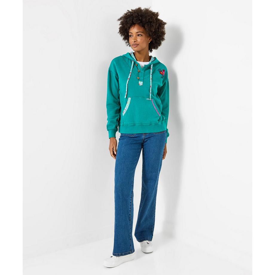 Joe Browns Hoodie mit Blumenstickerei  