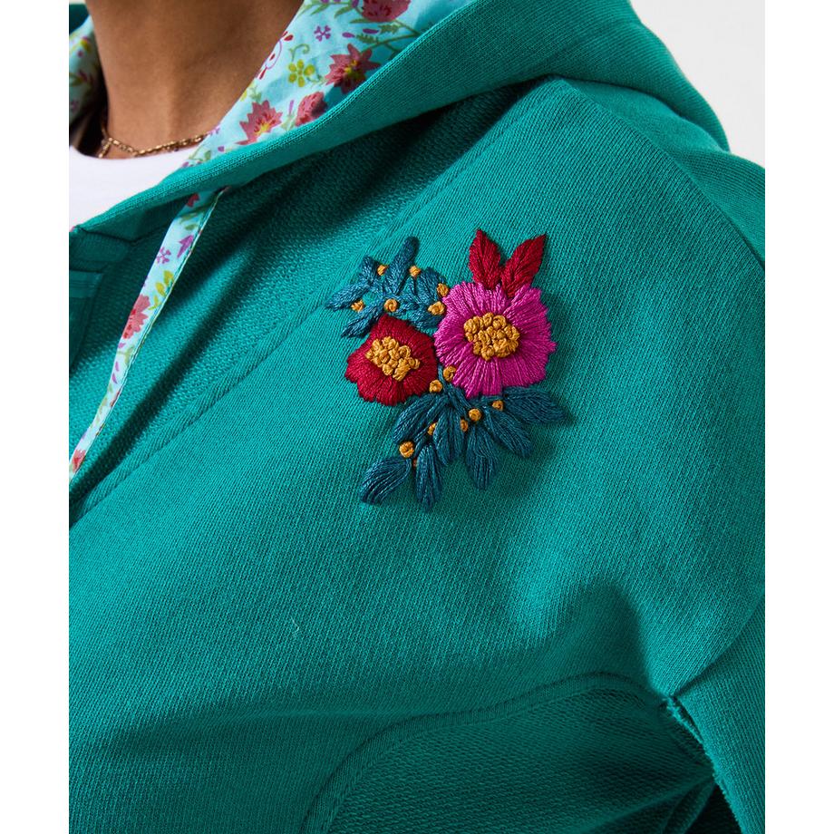 Joe Browns Hoodie mit Blumenstickerei  