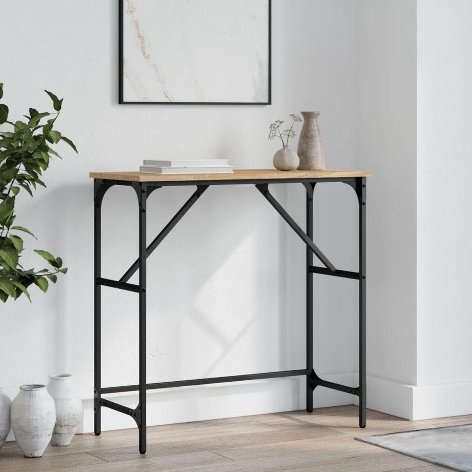VidaXL Table console bois d'ingénierie  