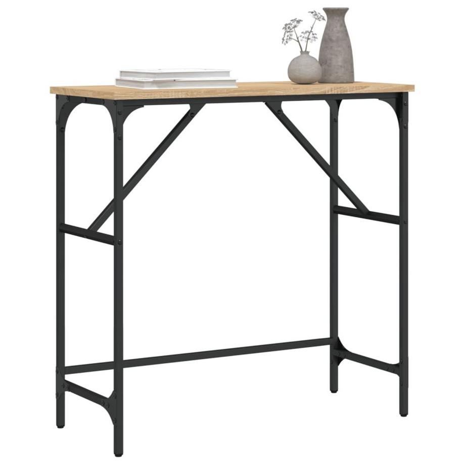 VidaXL Table console bois d'ingénierie  