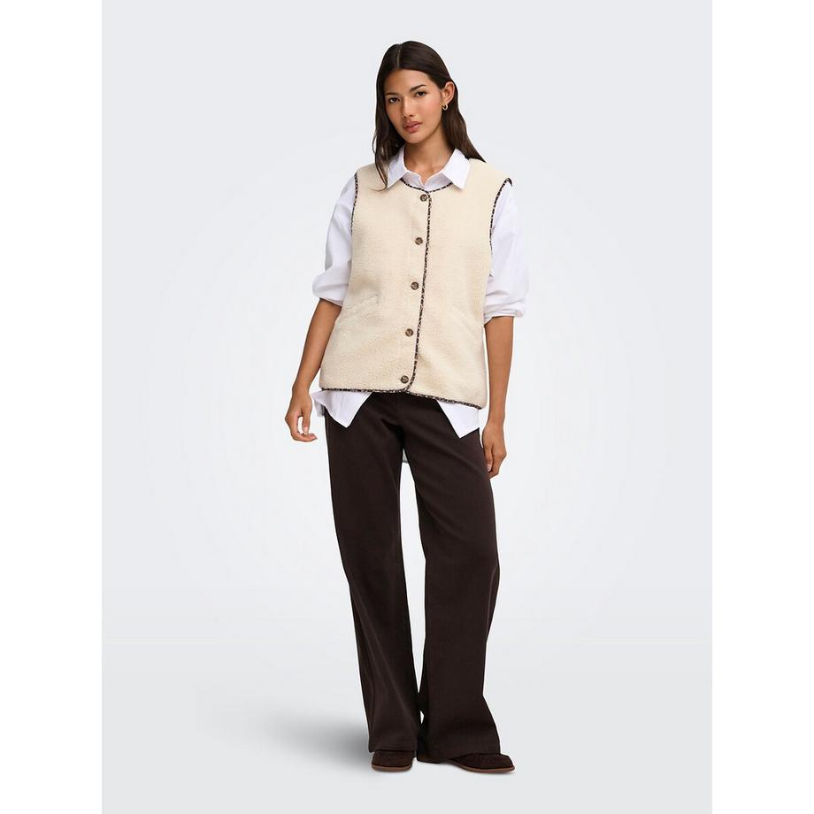 ONLY Gilet in pile teddy  