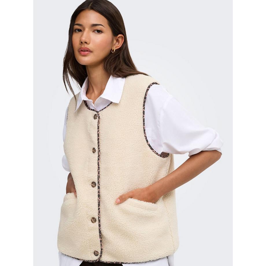 ONLY Gilet in pile teddy  