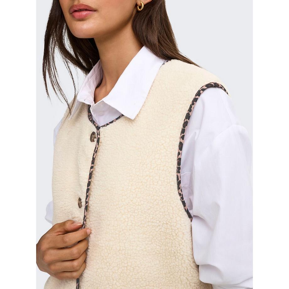 ONLY Gilet in pile teddy  