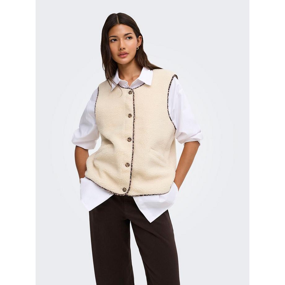 Gilet aus Teddyfleece