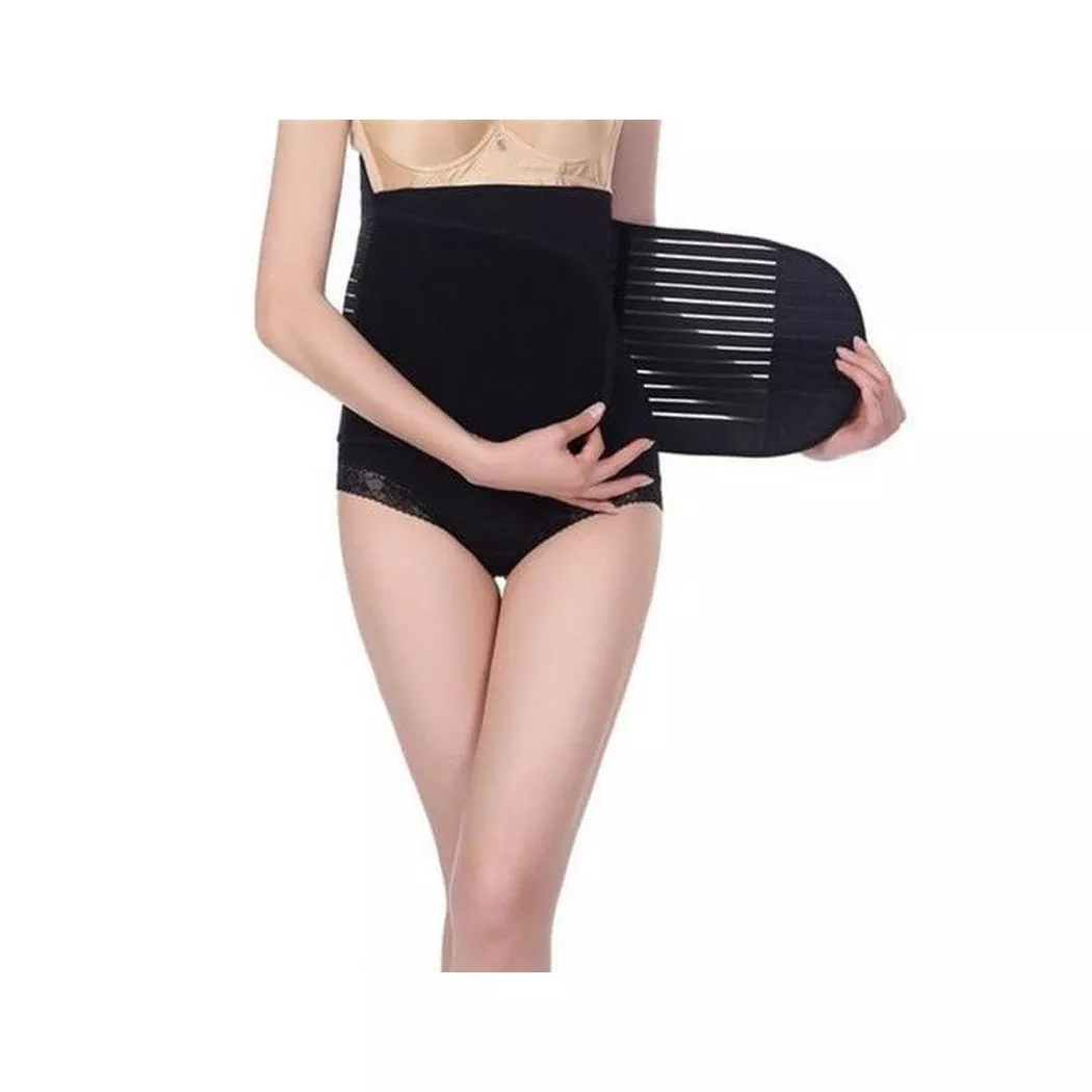 eStore - Effektiver Stützgürtel nach der Geburt / nach der Schwangerschaft, für Damen, Schwarz, Größe Onesize