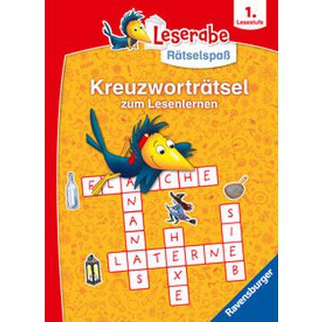 Ravensburger Leserabe Rätselspaß - Kreuzworträtsel zum Lesenlernen - 1. Lesestufe, Rätselbuch ab 6 Jahre