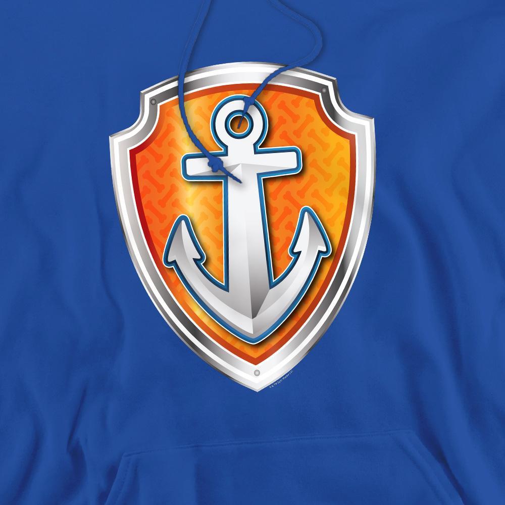 PAW PATROL Sweat à capuche avec imprimé bouclier ancre  