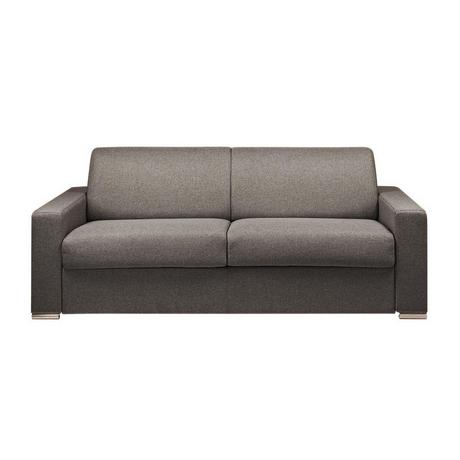 LINEA SOFA Divano letto 4 posti ribalta Doghe larghe 160cm Mater. 16cm Memory foam - Tessuto Antracite - CALITO  