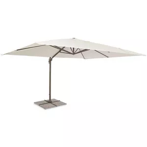 Parapluie de forme libre Dallas 300x400 blanc