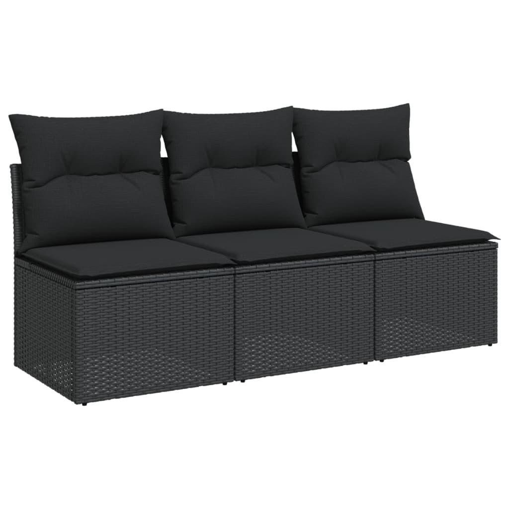 VidaXL Canapé de jardin rotin synthétique  