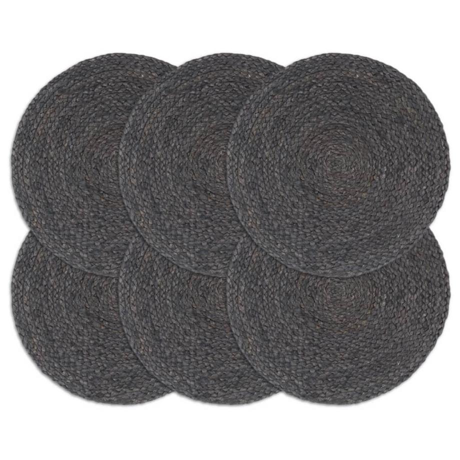 Napperons  pcs rond jute jute