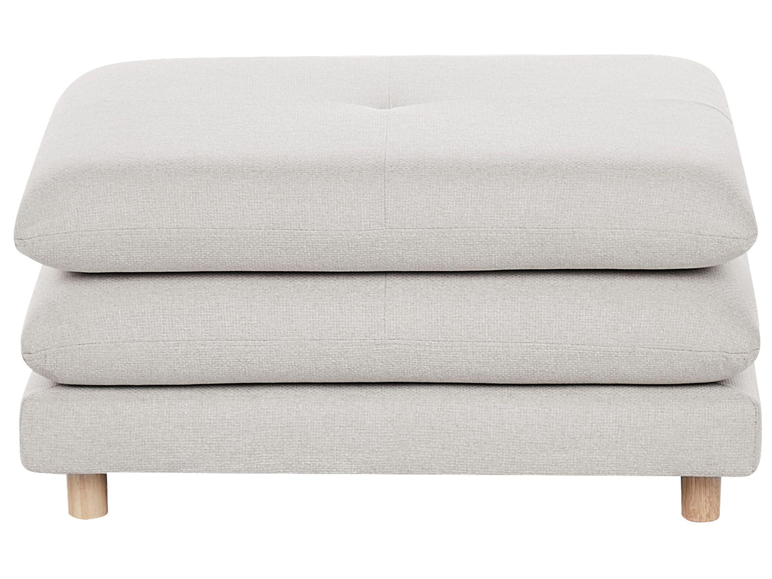 Beliani Ottoman en Tissu Moderne HEDEN  