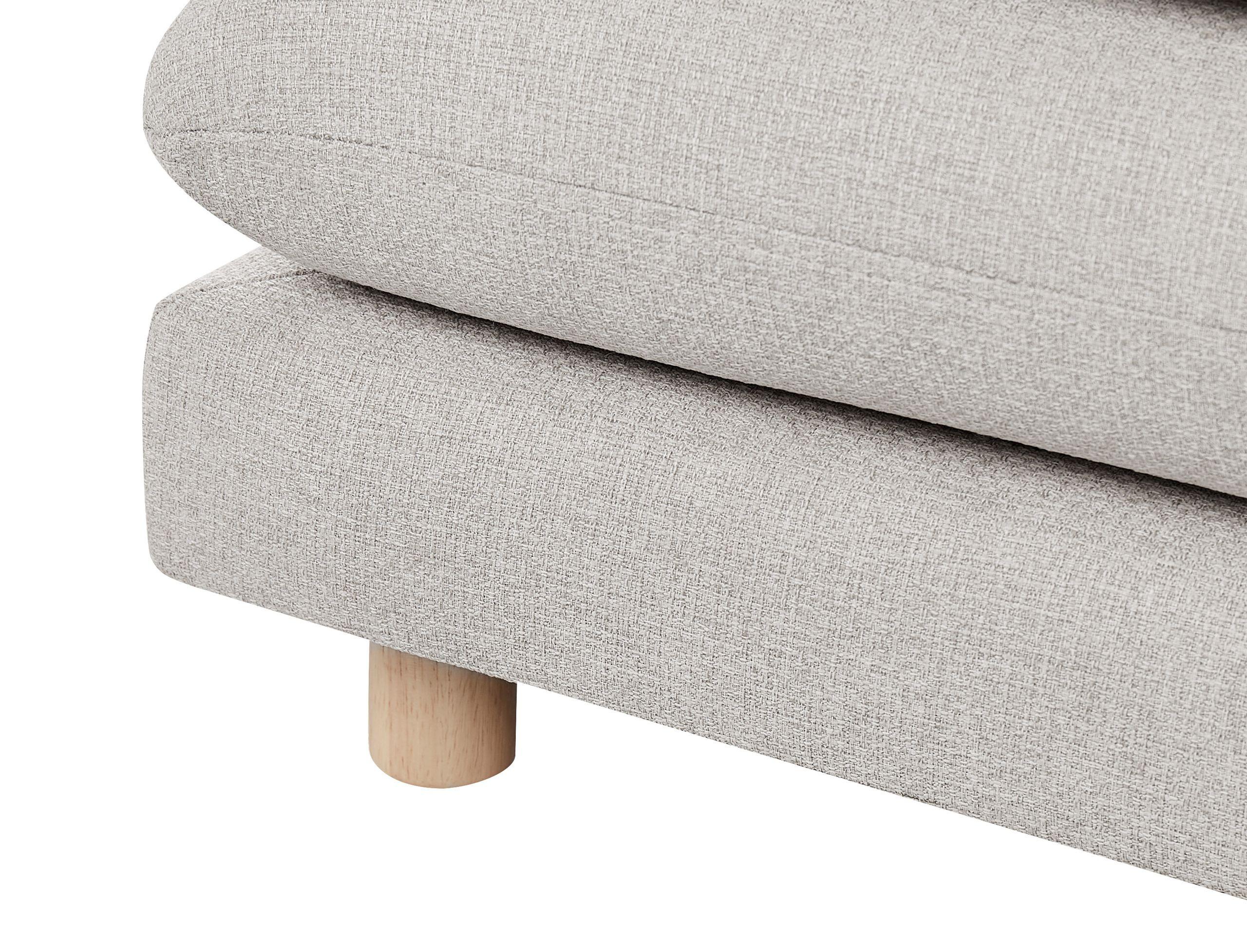 Beliani Ottoman en Tissu Moderne HEDEN  