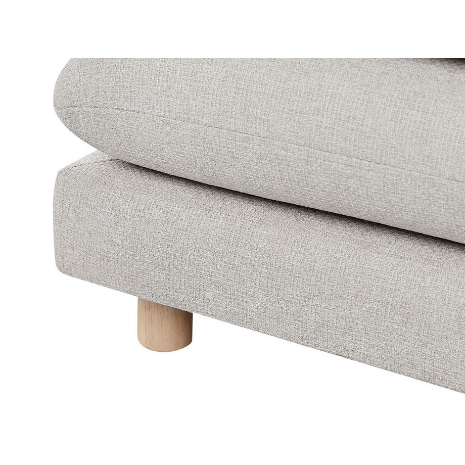 Beliani Ottomane aus Stoff Modern HEDEN  