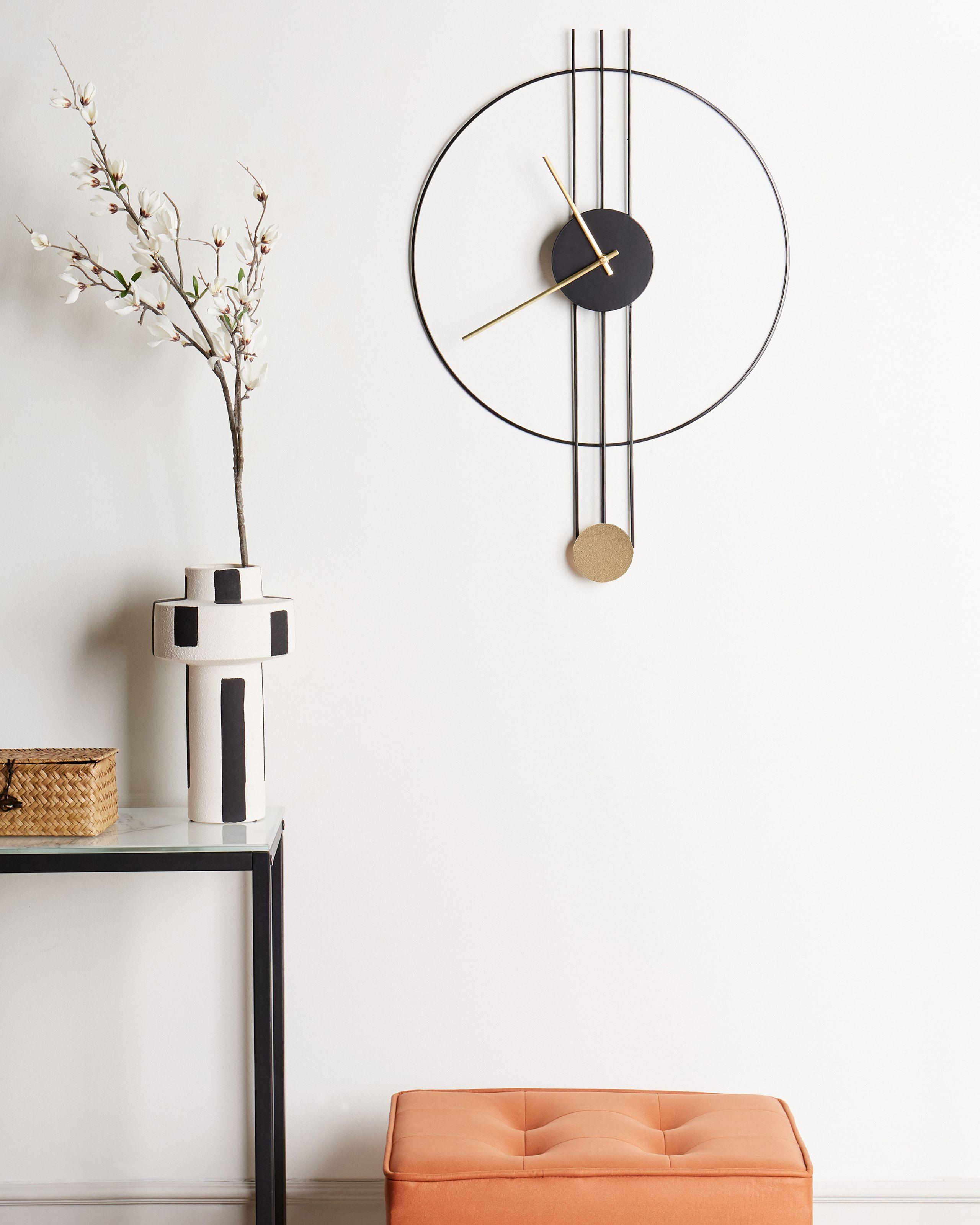 Beliani Horloge murale en Acier Moderne ANNIVIERS  