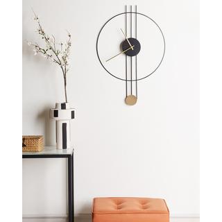 Beliani Horloge murale en Acier Moderne ANNIVIERS  