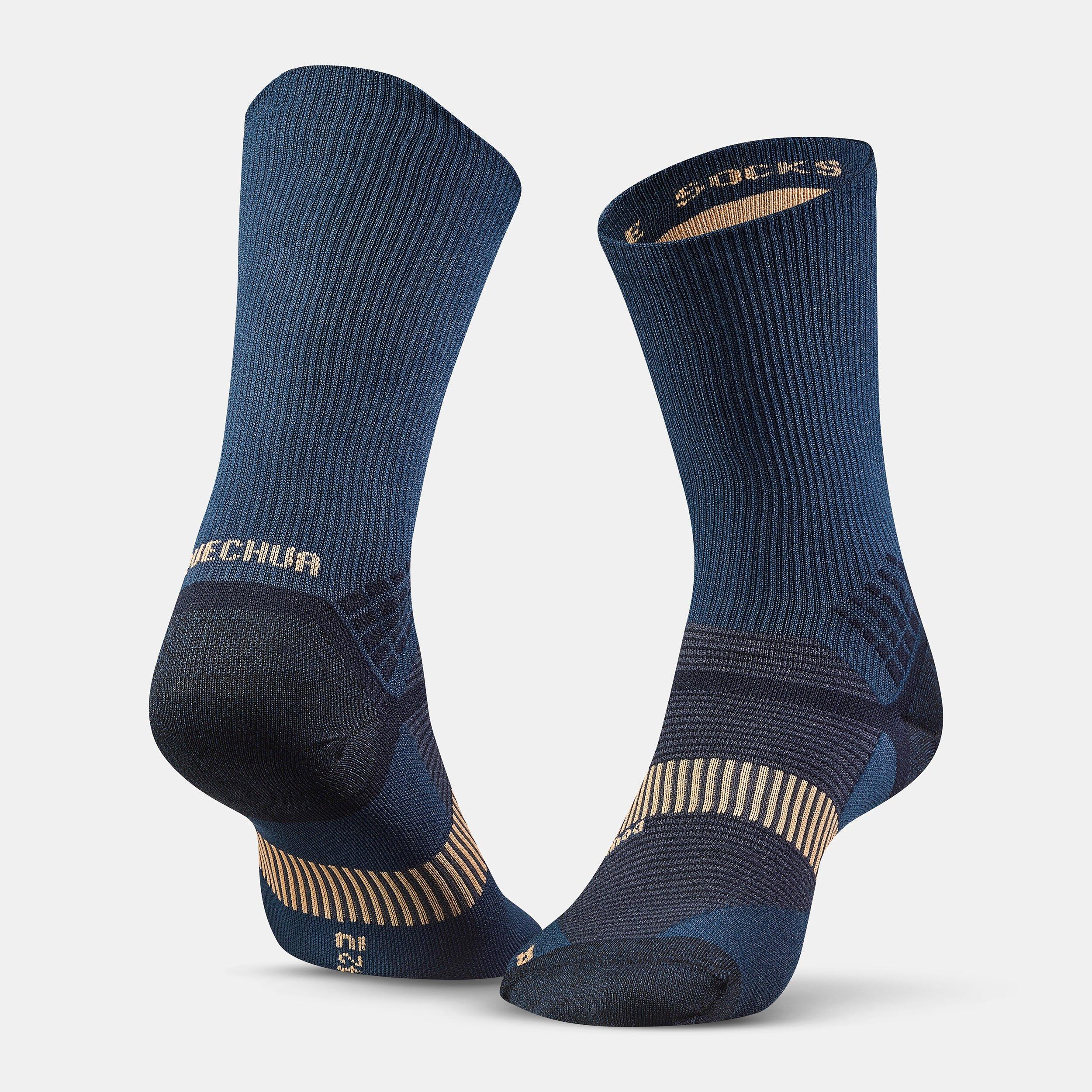 QUECHUA MH520 Double High Chaussettes de Randonnée 2 Paires  