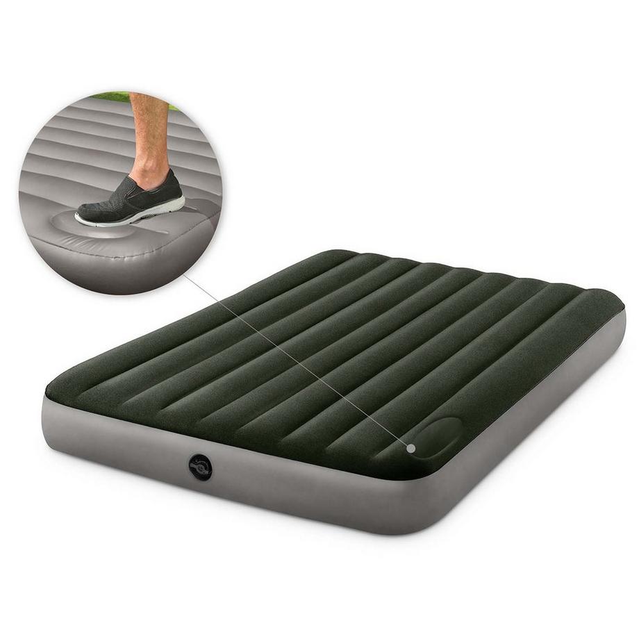 B2X Materasso gonfiabile 203x152x25 cm con pompa a pedale incorporata INTEX 64763  