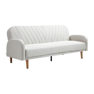 Vente-unique Klappsofa 3-Sitzer mit Schlaffunktion - Stoff - Cremefarben - VENAFRA  