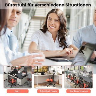 Northio Chaise de bureau ergonomique avec dossier, support lombaire et appui-tête 3D confortable jusqu'à 180 kg  