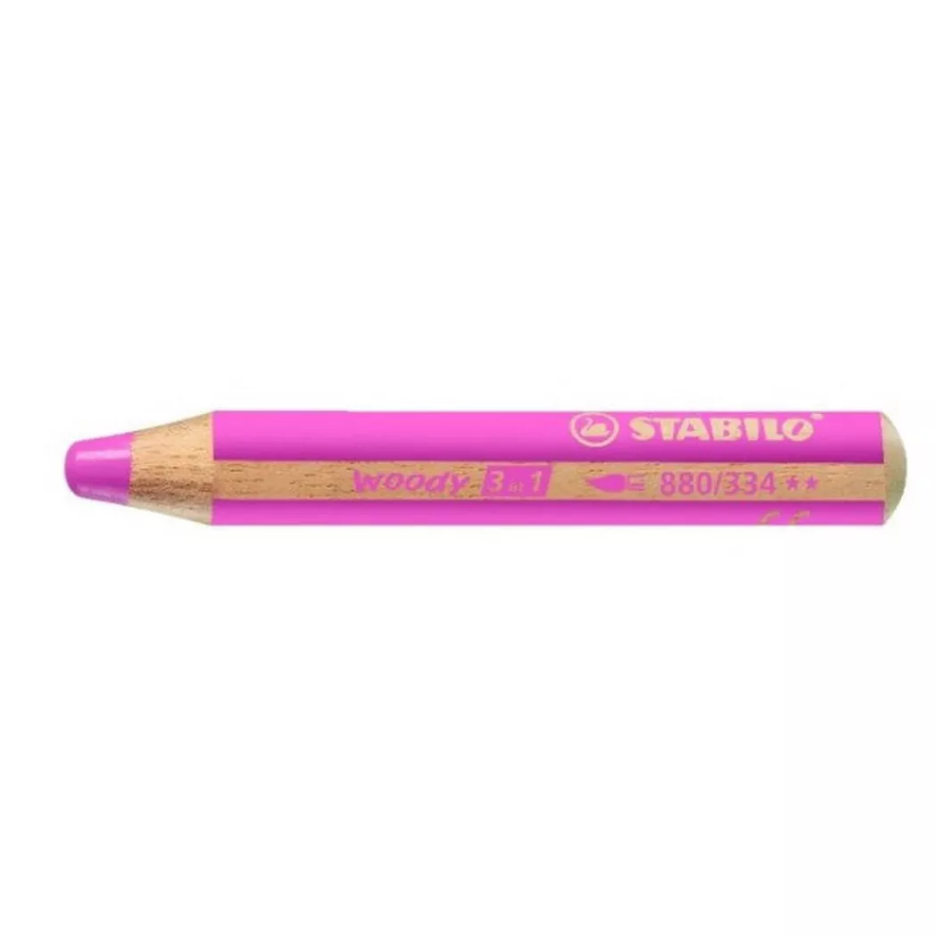 STABILO Farbstifte Woody 3 in 1 880/334 pink