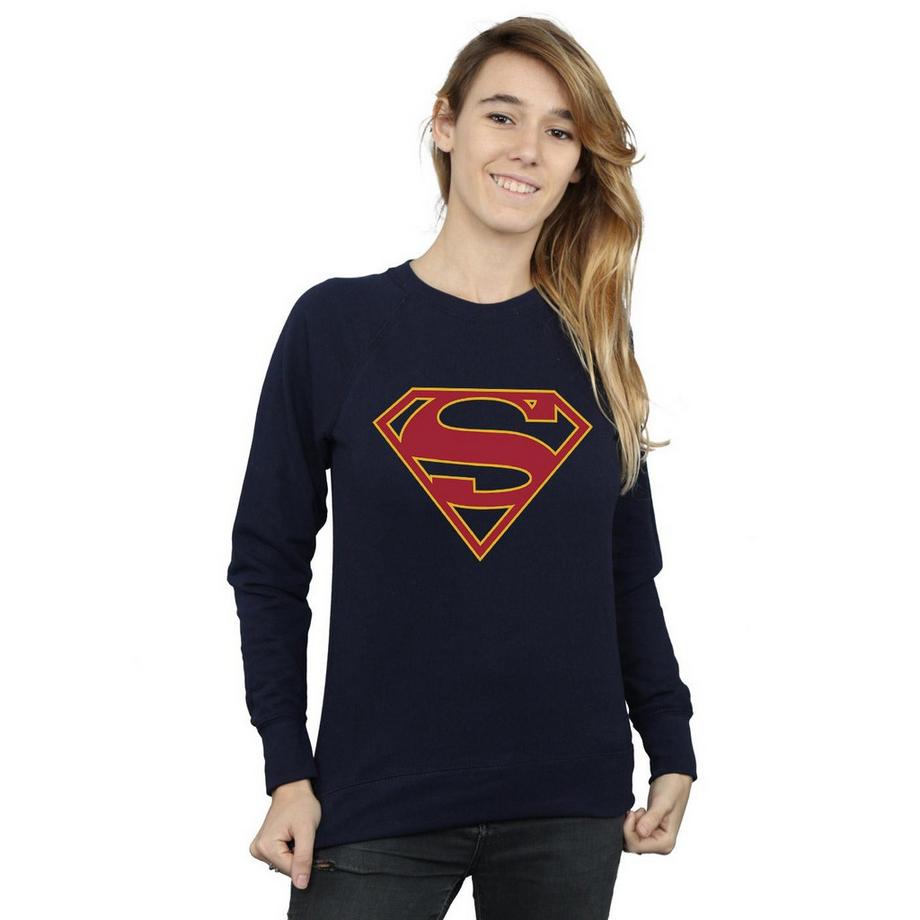 DC COMICS Felpa con Logo Superman  