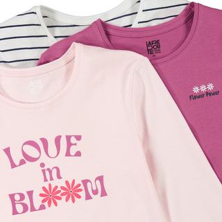 La Redoute Collections  3er-Pack langärmelige Shirts 