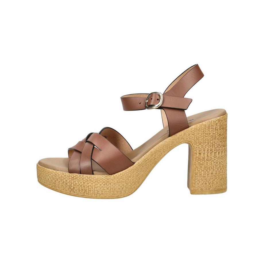 Nero Giardini Sandali con plateau intrecciati  