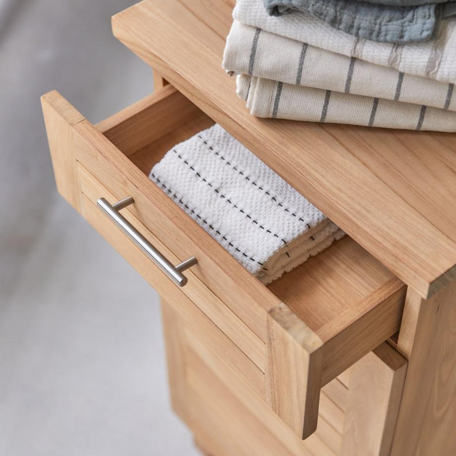 Tikamoon Unterschrank aus massivem Teakholz Soho  