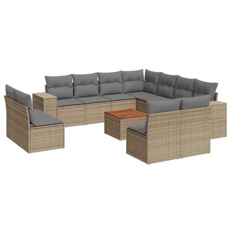 VidaXL Garten sofagarnitur poly-rattan  