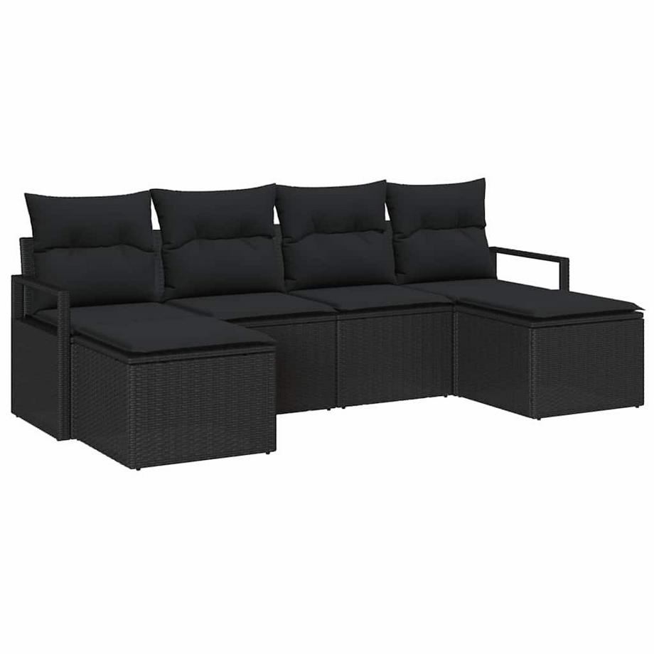Canapé d’extérieur poly rattan