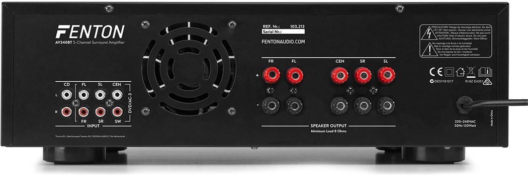 Fenton  AV340BT Surround & Karaoke Verstärker 