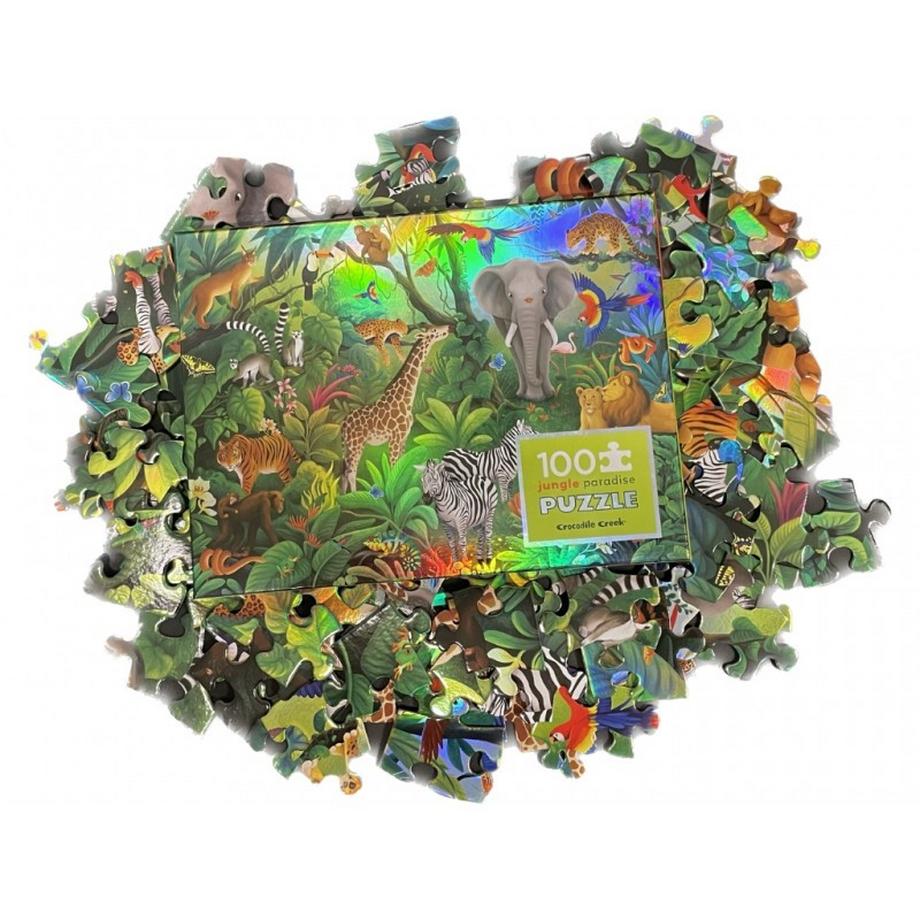Crocodile Creek  Holographic paradis de la jungle 100 Pc, Crocodile Creek 