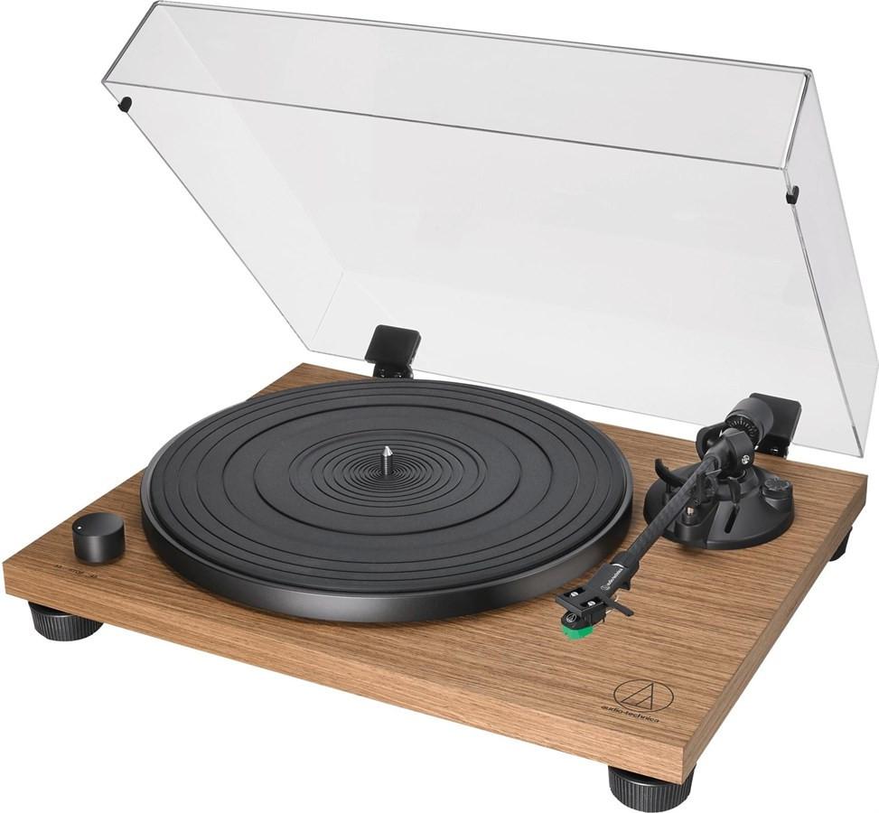 Audio Technica  AT-LPW40WN Manual Belt Drive Wood Base Turntable 