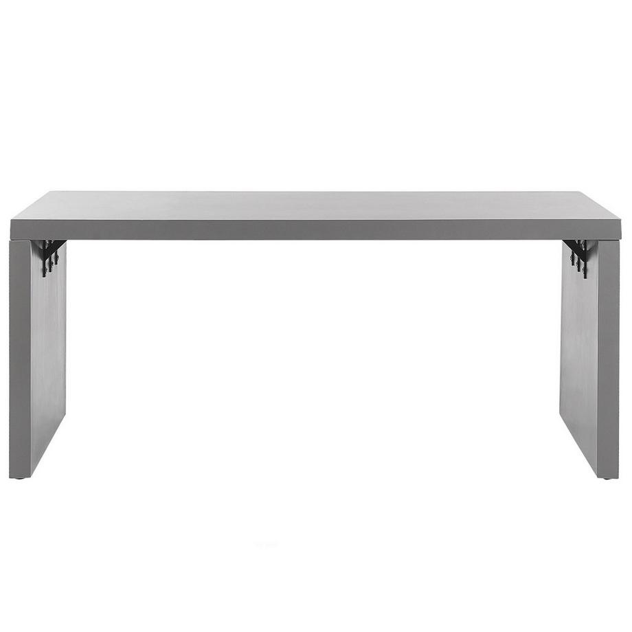 Beliani Garten-Essgruppe für 4 Personen aus Faserzement Industriell TARANTO  