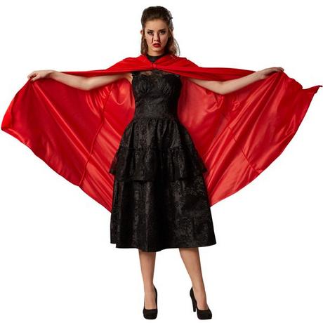 Tectake  Cape de velours à capuche 