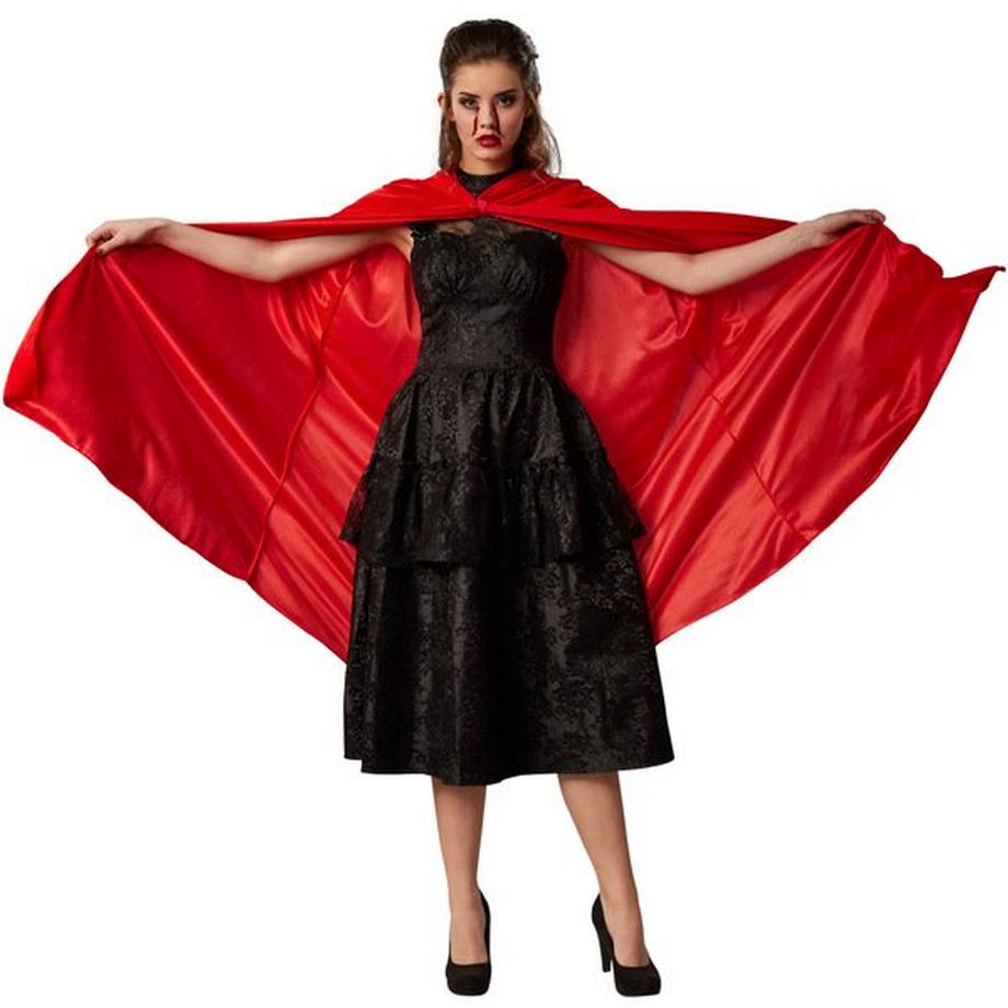 Samt Umhang mit Kapuze