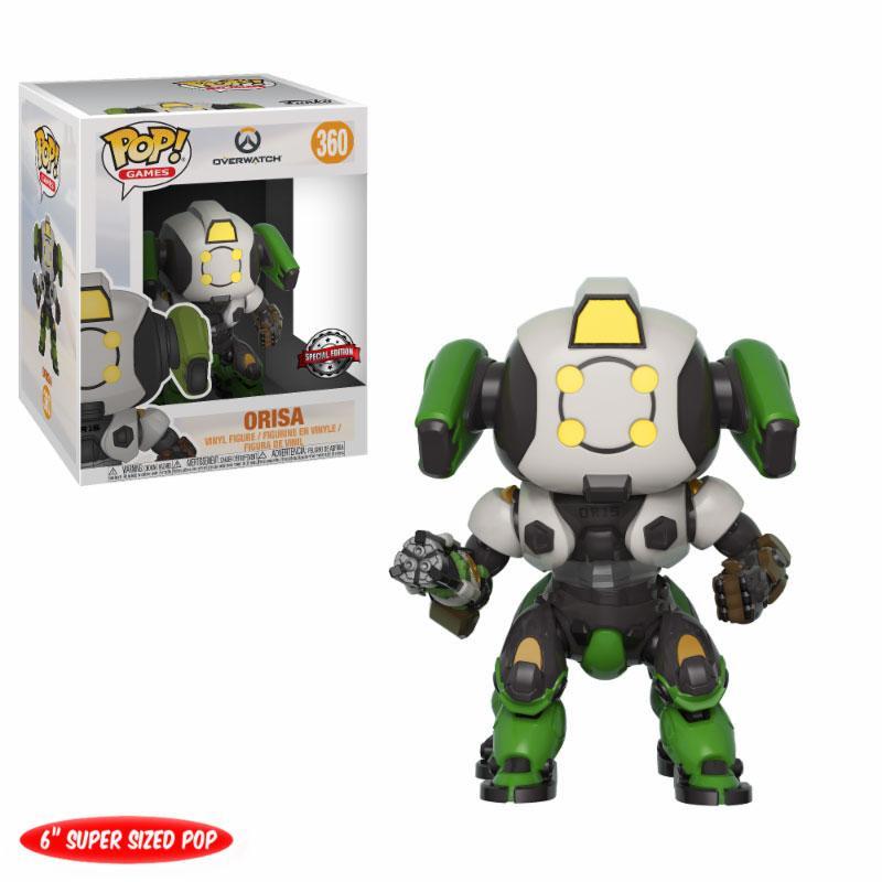 Funko  Overwatch Super Sized POP! Games Vinyl Figur Orisa OR Skin GameStop Exclusive 