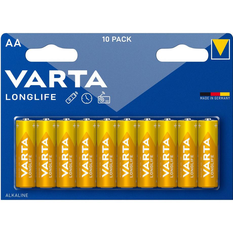VARTA  Longlife AA / LR6 Batterie 10er-Pack 
