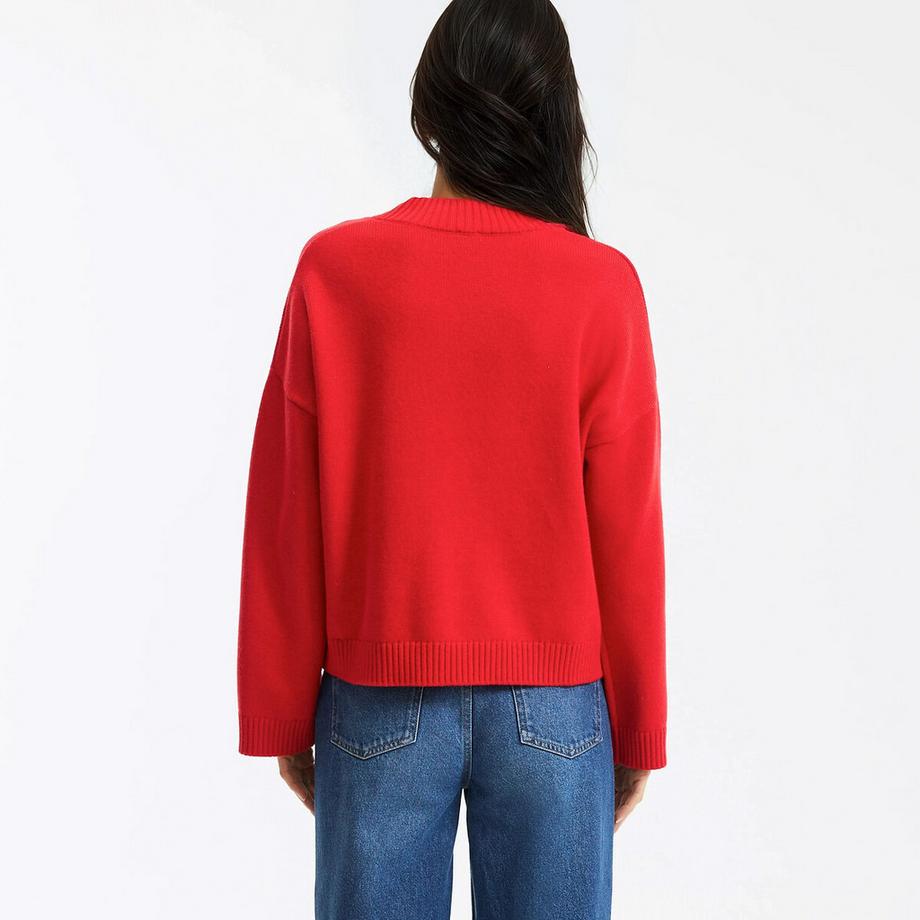 La Redoute Collections Pullover mit V-Ausschnitt  