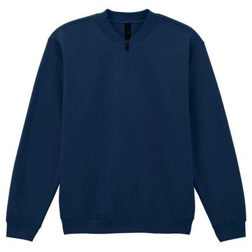 Softstyle Sweatshirt  , mit kurzem Reißverschluss, Mittelschwer